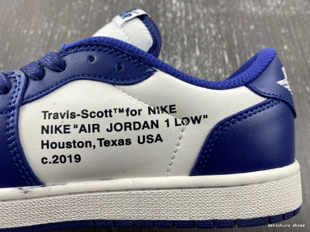Rep SCOTT DM7890-101 OFF-WHITE JORDAN CUSTOM X TRAVIS AIR X 1 0714